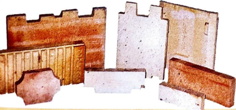 Briques normales et plaquettes réfractaires